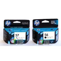 ราคา Original HP 56 C6656AA Black สีดำ, HP 57 C6657AA Co รวมสี อิงค์เจ็ท แท้ Deskjet hp56, hp57 (4395619375)