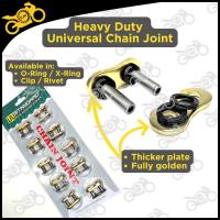 ราคา ข้อต่อโซ่มาตรฐาน (428/520/525/530) Klip Pin Rantai Master Link Heavy Duty Oring O-Ring X แหวนคลิป Rivet Gold Emas (14897510060)