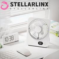 ราคา พัดลมตั้งโต๊ะ STELLARLINX เสียงรบกวนต่ํา 180° พัดลมหอพักแบบเอียง, การชาร์จ ยูเอสบี ขนาดเล็กแบบปรับได้ โรงเรียนพัดลมอิเล็กทรอนิกส์ทรงสี่เหลี่ยม (41500184124)
