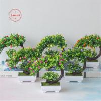 ราคา แซมมี่ พืชประดิษฐ์บอนไซประดิษฐ์ต้นไม้ขนาดเล็กหม้อพลาสติกกระถางดอกไม้พืชสีเขียวกระถางดอกไม้ปลอมดอกไม้ ไทย (51351702776)