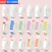ราคา Niimbot สติกเกอร์ฉลาก D11 D110 กันน้ํา กันน้ํามัน กันฉีกขาด สีพื้น สําหรับเครื่องพิมพ์ Niimbot D11 (20506191903)