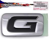 ราคา โลโก้ติดท้ายกะบะ "ตัว G" สีชุป โครเมี่ยม แท้ 1 ชิ้น Toyota Hilux Vigo REVO Rocco SR5 ปี2005 - 2019 (6581276501)