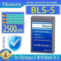 ราคา YKaiserin 2500mAh Replacement Battery BLS-5 BLS5 for Olympus E-M10 Mark III IV II PEN S OM-D EM10 E-M5 Digital Batteries (40000652932)