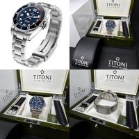 ราคา [แถมสายผ้า TITONI แท้] นาฬิกา TITONI รุ่น SEASCOPER 600 (83600 S-BE-255) (12398723201)