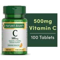 ราคา Nature's Bounty Vitamin C 500 mg. (100Tablets) วิตามินซี (58051069638)