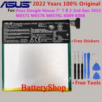 ราคา Original แบตเตอรี่ ASUS Google Nexus 7 II 2nd ME571 K009 K008 ME57K ME57KL แท็บเล็ตPC แบต C11P1303 3950mAh (14890609962)