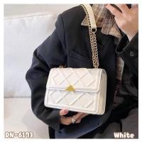 ราคา กระเป๋าสะพายข้าง Shumiya กระเป๋าสะพายข้าง สายโซ่อะไหล่ทอง หนัง PU (20550662738)