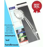 ราคา miomare led handbrause ฝักบัวอาบน้ำ ไฟ LED เปลี่ยนได้สีตามอุณหภูมิ (2413200936)