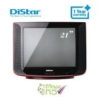 ราคา ทีวี DiStar ขนาด 21 นิ้ว จอแบน CRT TV รุ่น 21FA13 สีสวย ทนทาน ไม่ต้องกลัวไฟกระชาก (1298969601)