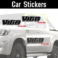 ราคา สติ๊กเกอร์ติดรถ TOYOTA HILUX VIGO สติ๊กเกอร์ติดข้างประตูรถ สติ๊กเกอร์ติดข้างรถ ลายติดรถ วีโก้ รถกระบะซิ่ง ลายรถแต่ง สีดำ (1813529986)
