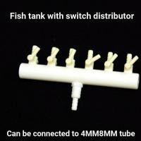 ราคา ตู้ปลาปั๊มออกซิเจนพิพิธภัณฑ์สัตว์น้ําปั๊มออกซิเจนอุปกรณ์เสริม8เปิด4ท่อออกซิเจนตู้พร้อมสวิตช์วาล์วหมุนเวียนนักดําน้ํา (47702129022)