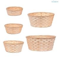 ราคา Nio ครัวเรือนหวายขนมปังตะกร้าเก็บสานไม้ไผ่ผักขัดขวาง (40055004488)