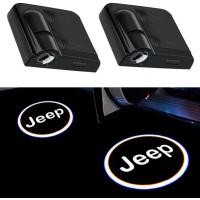 ราคา ไฟโปรเจคเตอร์ โลโก้แสงเลเซอร์ ไร้สาย 2 ชิ้น สําหรับ Jeep อุปกรณ์เสริม (16559399780)