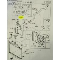 ราคา ท่อยางหม้อนำ้ รถมาสด้า 2 (เครื่องยนต์ 1.3) (43023635293)