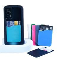 ราคา ซิลิโคนโทรศัพท์ผู้ถือบัตรกรณีกระเป๋าสตางค์ ติด-บน กระเป๋าบัตรเครดิตสําหรับโทรศัพท์มือถือ (47952581033)