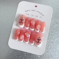 ราคา เล็บปลอมพร้อมติดฟรีกาวตะไบทุกชุด (12395300966)