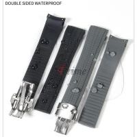 ราคา พร้อมหมุดโลหะสําหรับ Patek Philippe Grenade 5164/5167 กีฬายางนาฬิกาสองด้านสายนาฬิกากันน้ําสร้อยข้อมือหัวเข็มขัดพับ 21 มม. (25852802823)