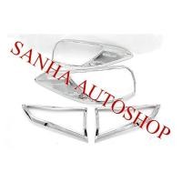 ราคา ครอบไฟท้ายโครเมียม Toyota ปี Yaris Ativ 4 ประตู ปี 2017,2018,2019,2020,2021,2022 งาน R (5929649622)