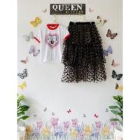 ราคา ชุดเซตงานป้ายนภางานสะสมตามหากระโปรงเลื่อมทองหัวใจเสื้อยืดตราลิงถือลูกท้อในตำนานไซร์แอล (20863805396)