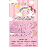 ราคา HASAYA GIRL POWDER PONY แป้งพัฟผสมรองพื้นลายม้าโพนี่ กันน้ำ คุมมัน หน้าไม่เยิ้ม ไม่เทาระหว่าง​วัน บางเบาคุมมัน (28262394417)