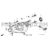 ราคา ไฟหน้า ไฟใหญ่ Head lamp โคมไฟหน้า เสื้อไฟหน้า Honda CRV G2 2003-04 ฮอนด้า CR-V G2 03-04แท้เบิกศูนย์ เฉพาะเสื้อไม่รวมหลอด (21577206424)