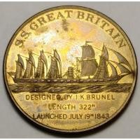 ราคา ปี 1971, เหรียญที่ระลึก (Token), ประเทศอังกฤษ (United Kingdom), S.S. Great Britain (6176854904)
