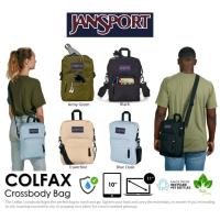 ราคา JanSport รุ่น COLFAX Crossbody Bag กระเป๋าสะพายข้าง มี 4 สีให้เลือก ใส่โทรศัพท์หรือแท็บเล็ต 11" ได้ (JS0A47M5) (10459467146)