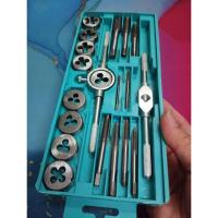 ราคา ชุดทำเกลียว ชุดต๊าฟเกลียว ดอกต๊าฟเกลียว ดอกสว่าน (ชุด 20 ชิ้น ) มัลติฟังก์ชั่น NC สกรูต๊าป & ดายตั้ง ต๊าปเกลียวภายนอก (28736953404)