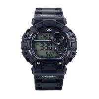 ราคา Q&Q นาฬิกาข้อมือผู้ชาย สีดำ สายเรซิ่น รุ่น M144J002Y (47228993)
