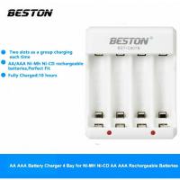 ราคา Beston Basic Travel Charger แท่นชาร์จ AA/AAA รุ่น BST-C807B ไฟ LED 2 ช่อง batterymania (19551816764)
