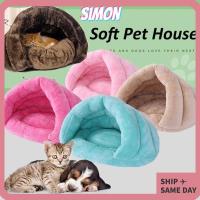 ราคา SIMON Dog House Soft Cave Pad Puppy Nest Kennel (54252966351)