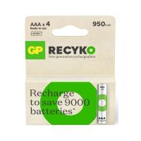 ราคา ถ่านชาร์จ GP Recyko+ Ni-Mh AAA 950 mAh แพ็ค 4 ก้อน แพ็คเกจใหม่ล่าสุดรักษ์โลกมากขึ้น (27210262930)
