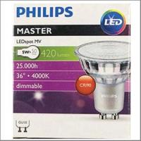 ราคา Philips Master LED 5-50W GU10 940 36D Dim (6463017163)