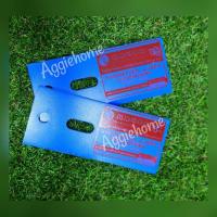 ราคา ดอกบัว ใบมีดรถตัดหญ้าล้อใหญ่ รุ่น 7520 (สีน้ำเงิน) ขนาด 3" x 7" นิ้ว ใบตัดหญ้าคมนาน ทนทาน ใบมีดตัดหญ้า (26721710717)