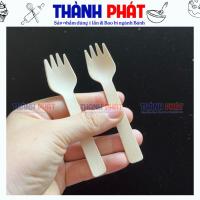 ราคา ส้อมไม้แบบใช้แล้วทิ้ง 10 ซม. ขนาดเล็ก 100 ชิ้นสําหรับเค้ก - ผลไม้ - ตกแต่งงานเลี้ยงพักน้ําชา (41255943089)