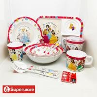ราคา [1 ชิ้น] จานชาม เมลามีน ลายการ์ตูนเจ้าหญิง Disney Heart of Princess ศรีไทยซุปเปอร์แวร์ Superware (21094172541)