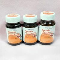 ราคา Vistra Acerola Cherry 1000mg. วิสทร้า อะเซโรลา เชอร์รี่ 1000มก. พลัส ซิตรัส ไบโอฟลาโวนอยด์ (1936282813)