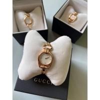 ราคา สินค้าพร้อมส่ง NewGucci Horsebit สี rosegold ✨ หน้าปัดขาวมุก ขนาด 28mm. ฝังเพชร มีใบรับประกัน (8068673731)
