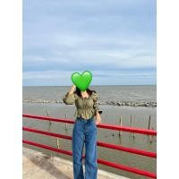 ราคา เสื้อครอปสม็อคเอว ปาดไหล่ (23647799892)