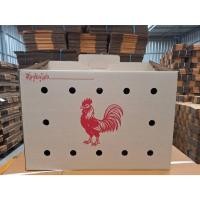 ราคา กล่องไก่ชน กระดาษ เจาะรู หนา 5 ชั้น มีหูหิ้ว ขนาด 10*24*16 นิ้ว (3917131329)