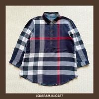 ราคา BURBERRY Shirt Nova Checked Shirt เสื้อเชิ้ตแขนยาวมือสอง✔️ (24712536073)