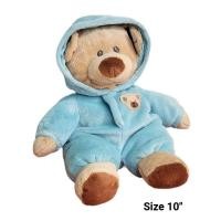 ราคา Ty Beanie Babies Pluffies ตุ๊กตาหมีสีน้ำตาล BABY BOY BLUE ขนาด 10 นิ้ว (24432846131)