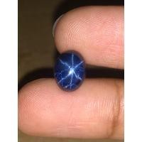 ราคา พลอยไพลินสีน้ำเงิน Diffusion Blue Star ขนาด 3.75 กะรัต พลอยไพลินธรรมชาติขนาด 9x7.2x4.6 มม อันงดงามสำหรับทำเครื่องประดับ (26078770094)