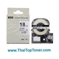 ราคา เทปพิมพ์อักษร Epson LK-5TBN 18 มม. อักษรดำ พื้นเทปสีใส (เทียบเท่า) (6861219410)