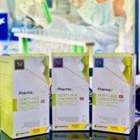 ราคา [กรอกโค้ดVITAM100ลด100บาท] PHARMAX AENTI AGE TIMEDEFIER G2 แอล-กลูตามีน ชะลอวัย 100 แคป (3818858459)