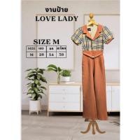 ราคา พร้อมส่ง เดรสมือ 2 งานป้าย Love Lady (24120604272)