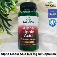 ราคา ALA กรดอัลฟาไลโปอิก Alpha Lipoic Acid 600 mg 60 Capsules - SWANSON (4914408619)