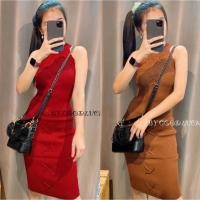 ราคา MesubShop เดรสไหมพรม ถักเชือกข้างหน้า ทรงเข้ารูป ผ้าทอแน่นๆ เดรสไหมพรมถักเชือกข้างหน้า ทรงเข้ารูป แซกถัก H201A (5695784144)