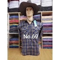 ราคา เสื้อเชิ้ตแขนยาว 2 กระเป๋า ตาสก็อต สินค้างานไทย (27591622459)