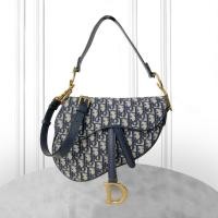 ราคา สินค้าแท้มือสอง กระเป๋าอานขนาดกลาง Dior กระเป๋าสะพายข้างสำหรับผู้หญิง (43050753271)